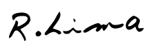 Firma de Rafael Lima