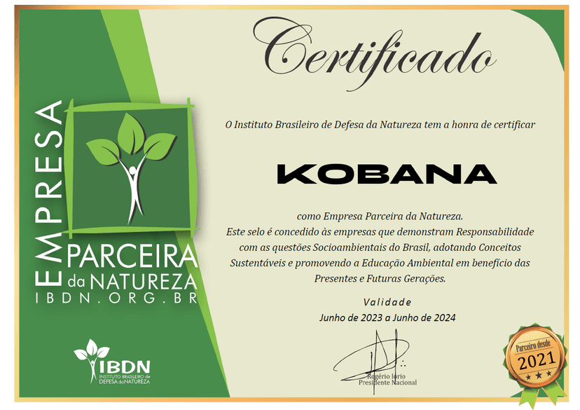 Nature Partner Company Certificate 2024