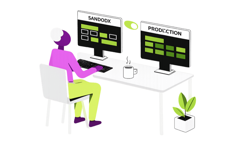 Sandbox testing environment